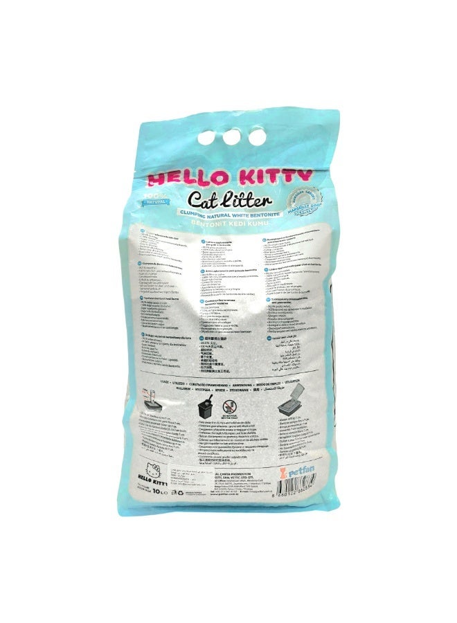 هالو كيتي بت فان هالو كيتي رمل قطط  10 لتر  برائحة صابون مرسيليا - Image 4