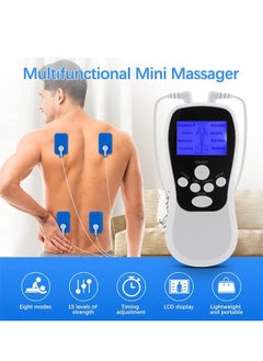 Massage Muscle Stimulators, Dual Channel Electronic Pulse Massager, Therapy Machine with 4 Pcs Electrode Pads (White) - pzsku/Z69A303EA213B1B6BE163Z/45/_/1733374985/e183866a-a212-4a74-9cea-450ff4b611d4