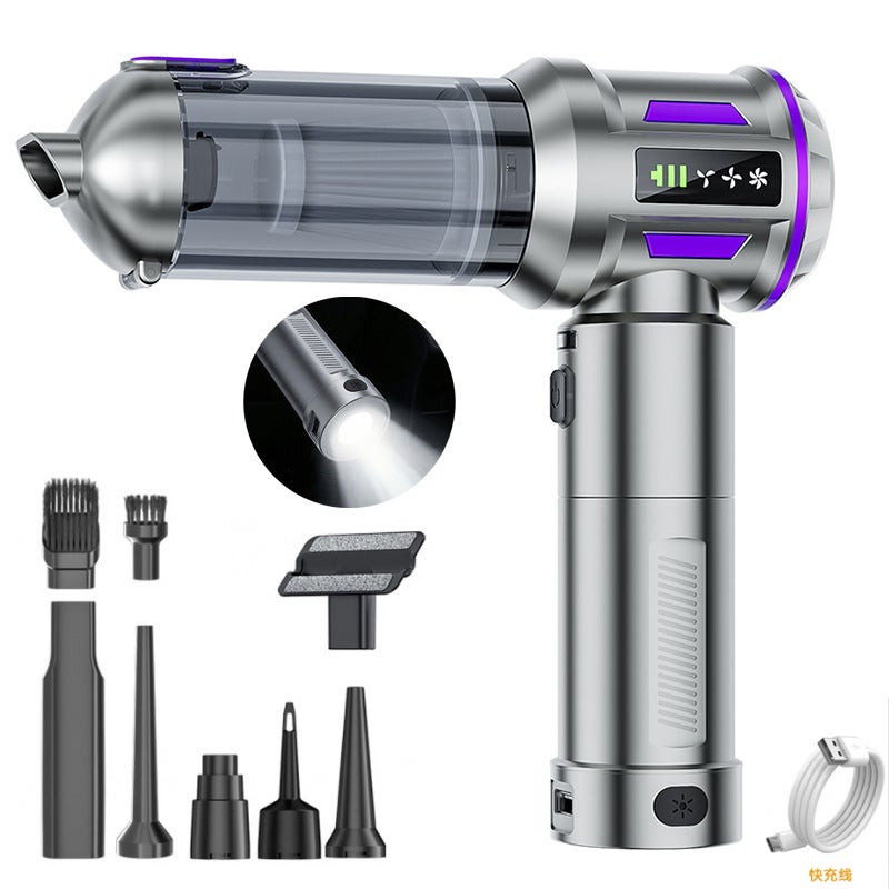 Cordless Handheld Vacuum with Blow and Suction, Portable Mini Car Vacuum - Image 1
