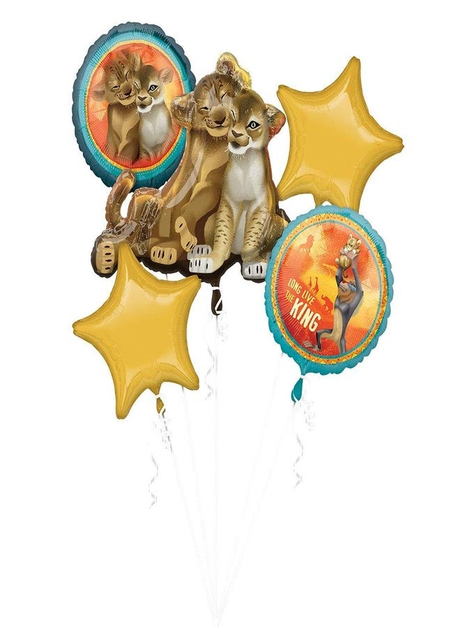 Anagram International 3987701 Lion King Movie Foil Balloon Bouquet, Various, Multi - Image 1