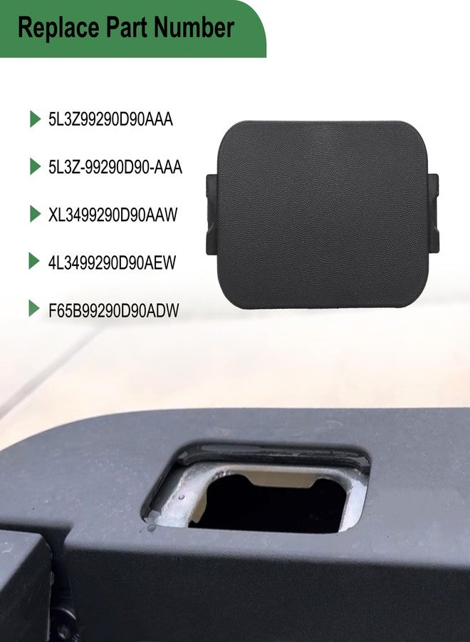 Weonaroll 4PCS Truck Bed Rail Cap Plastic Bedrail Insert Plug Box Stake Pocket Cover Fit for Ford F150 1997-2014 for F250 F350 F450 F550 2002-2016# 5L3Z99290D90AAA - Image 3