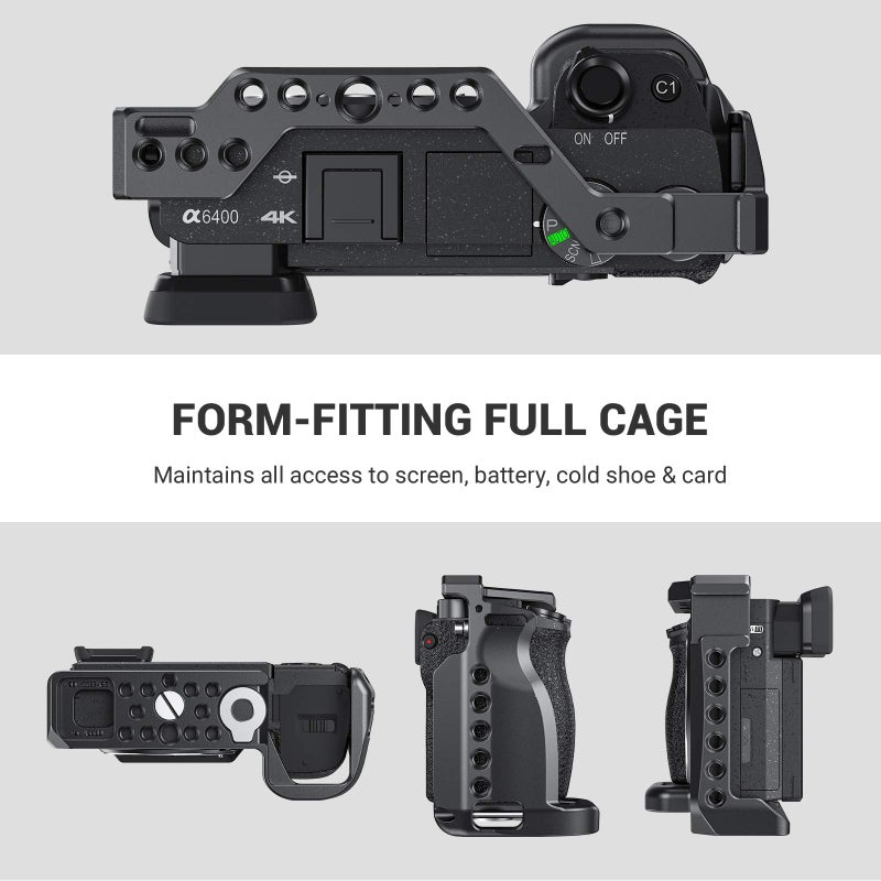 SMALLRIG Cage for Sony Alpha A6600/ILCE 6600 Mirrorless Camera with Cold Shoe Mounts - CCS2493 - Image 3