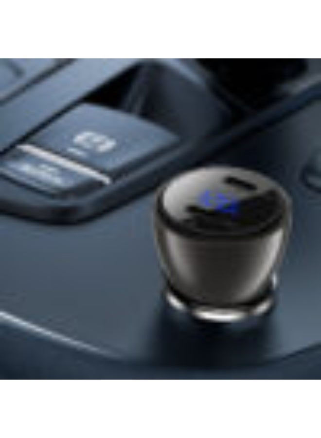 ACEFAST Fast Car Charger B10 60W, Dual Port 2 USB-C, 60W Car Charger, LED Digital Display, Multiple Safety Protection, Suitable for phones / tablets / game consoles / driving recorders, etc. - Image 4