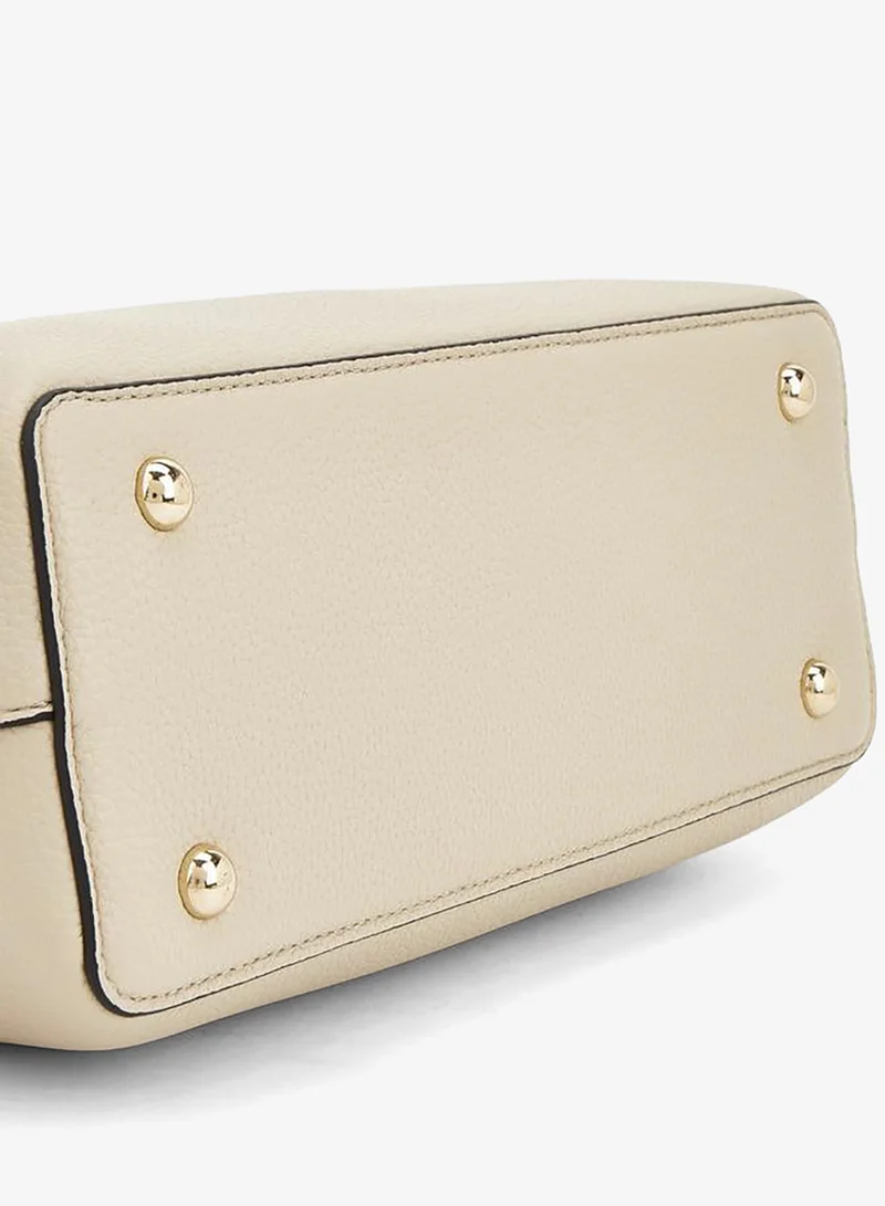 Celeste BEIGE Textured Tote Bag With Detachable Strap for Women | Best Price UAE