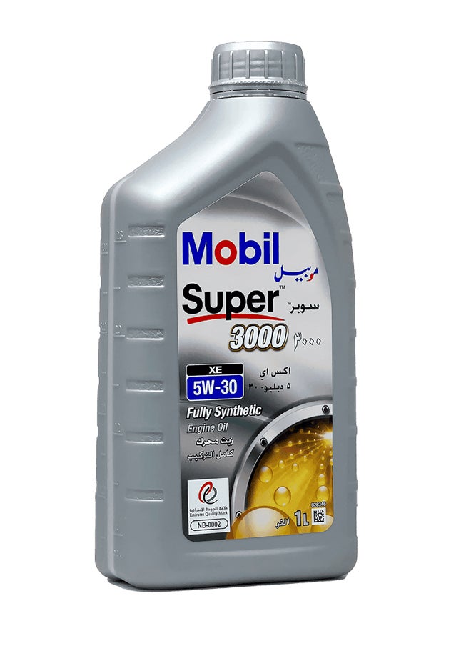 Mobil Engine Oil - Super 3000XE 5W30 Full Synthetic SL/SN/SM - 1L 
