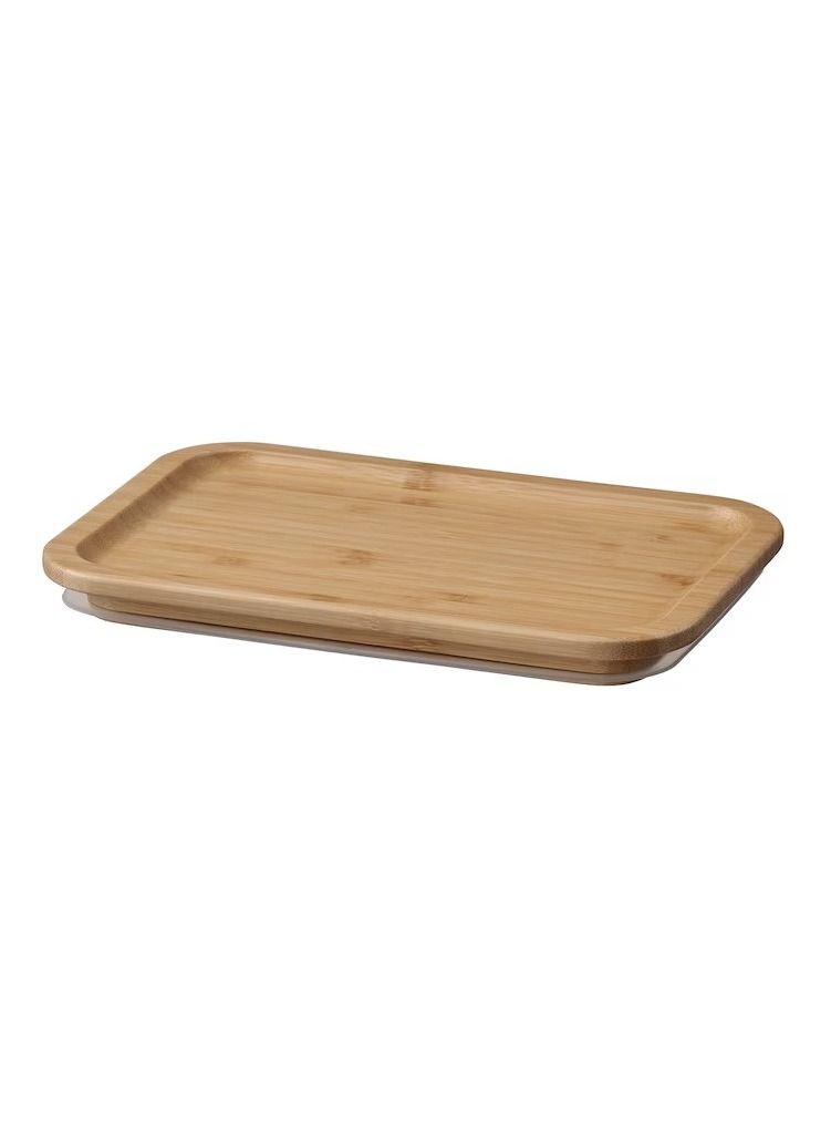 Lid, rectangular/bambooAAA