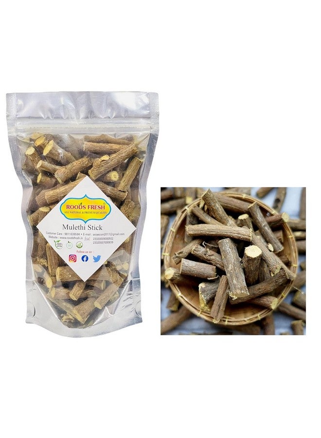 Roods Fresh Mulethi - Multhi Spl - Glycyrrhiza Glabra - Yashtimadhu - Jeshthamadha - Licorice Root (200 g) - Image 1
