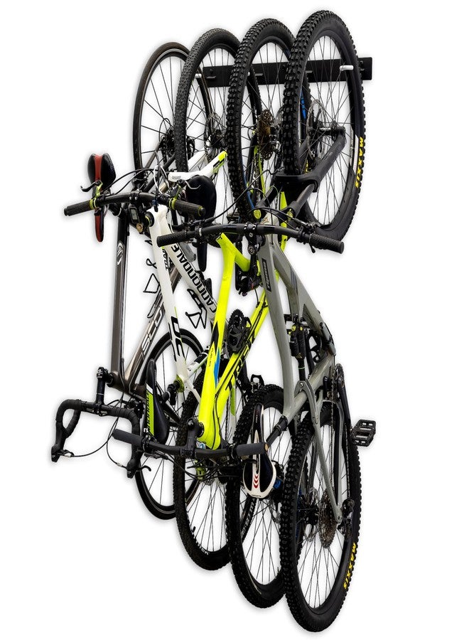 StoreYourBoard Bike Storage Rack, 4 Bike Racks for Garage, Solid Steel Extra Heavy Duty BLAT Bike Rack - Garage Wall Mounted Bicycle Storage, Up to 200lbs, 32-inch - Image 1