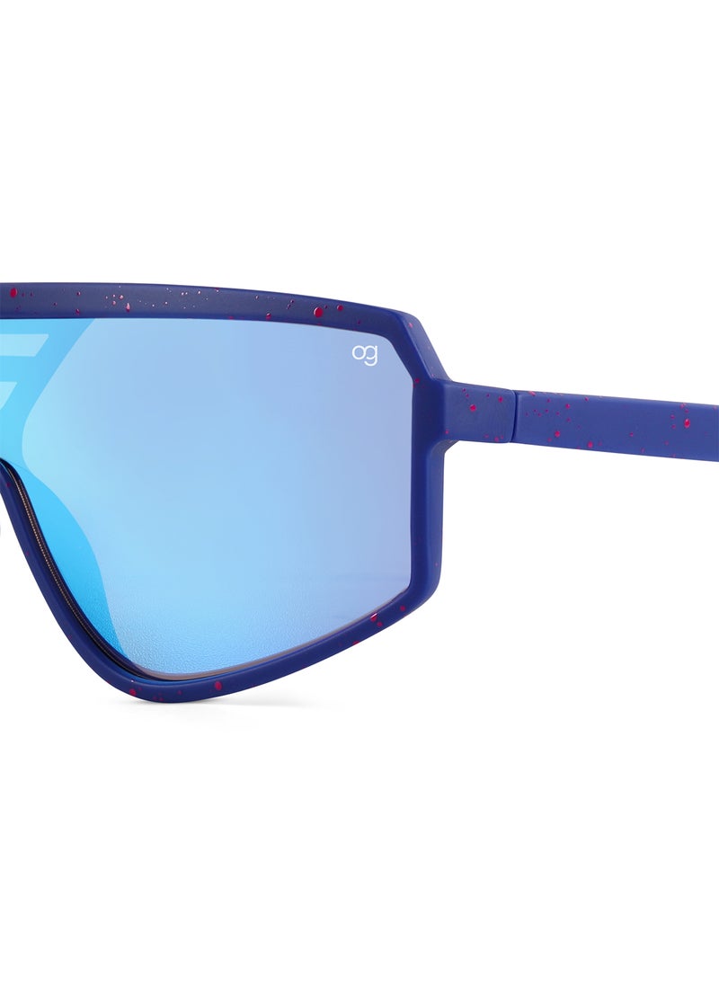 Woggles Uv-Protected Blue Sports Sunglasses  - Image 2