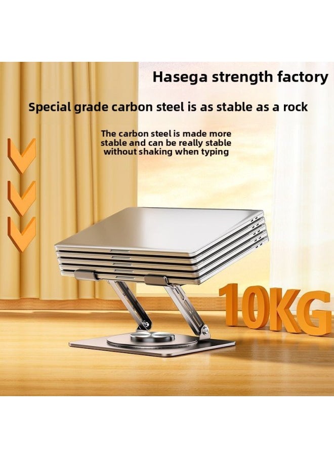 Generic - ° Rotating Laptop Stand Bracket Desktop Elevating Rack Lifting Suspended Heat Dissipation Base Degree-Color:Space Gray [super Premium Edition] 720 Degree Rotation - Image 1