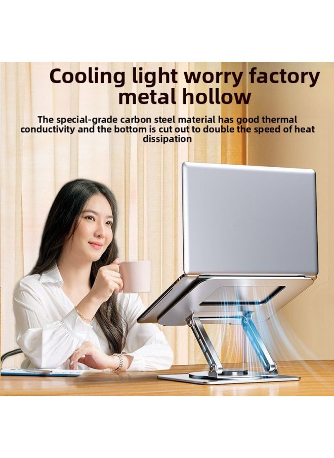 Generic - ° Rotating Laptop Stand Bracket Desktop Elevating Rack Lifting Suspended Heat Dissipation Base Degree-Color:Space Gray [super Premium Edition] 720 Degree Rotation - Image 1