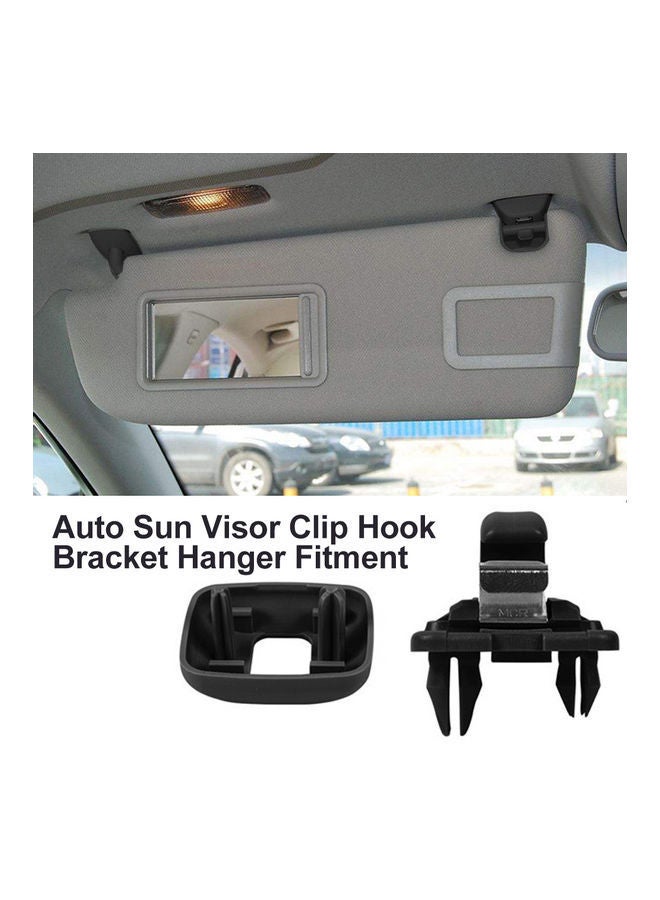NIBEMINENT Auto Sun Visor Clip Hook Bracket Hanger  - Image 2