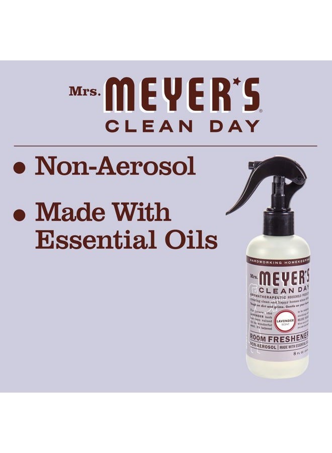 MRS. MEYER'S CLEAN DAY Room and Air Freshener Spray, Non-Aerosol Spray Bottle Infused with Essential Oils, Lavender, 8 Fl. Oz (Pack of 3) - Image 3
