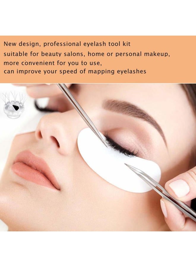 Etercycle 200 Pack Smart Glue Cups Lash Glue Holder Fan Cup for Eyelashes Extension,Quick Blossom Cup, Lash Organizer Supplies Tools - Image 4