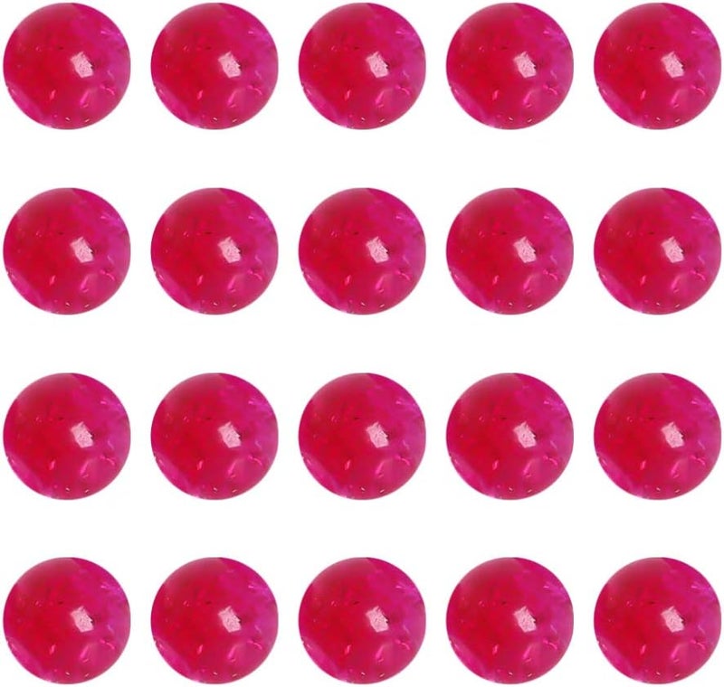 comfrt 50Pcs Glass Spacer Loose Beads Crystal Crackle Beads for DIY Necklace Bracelet Jewelry Making (8mm Rosy) - Image 5