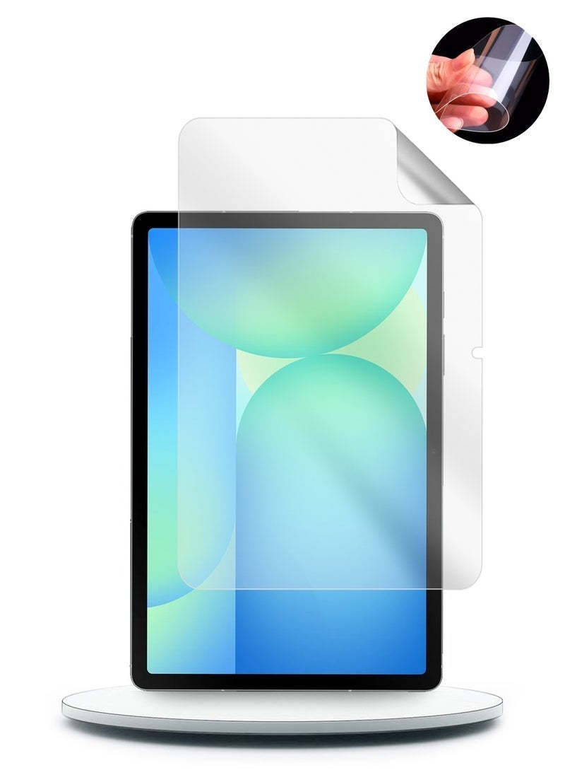 SHOPI Samsung Galaxy Tab S10 FE 10.9 5G 2025 Hydrogel Film Screen Protector – Premium Flexible, Thin, Full Coverage, Anti-Scratch, Bubble-Free, Easy Installation – Clear - Image 1