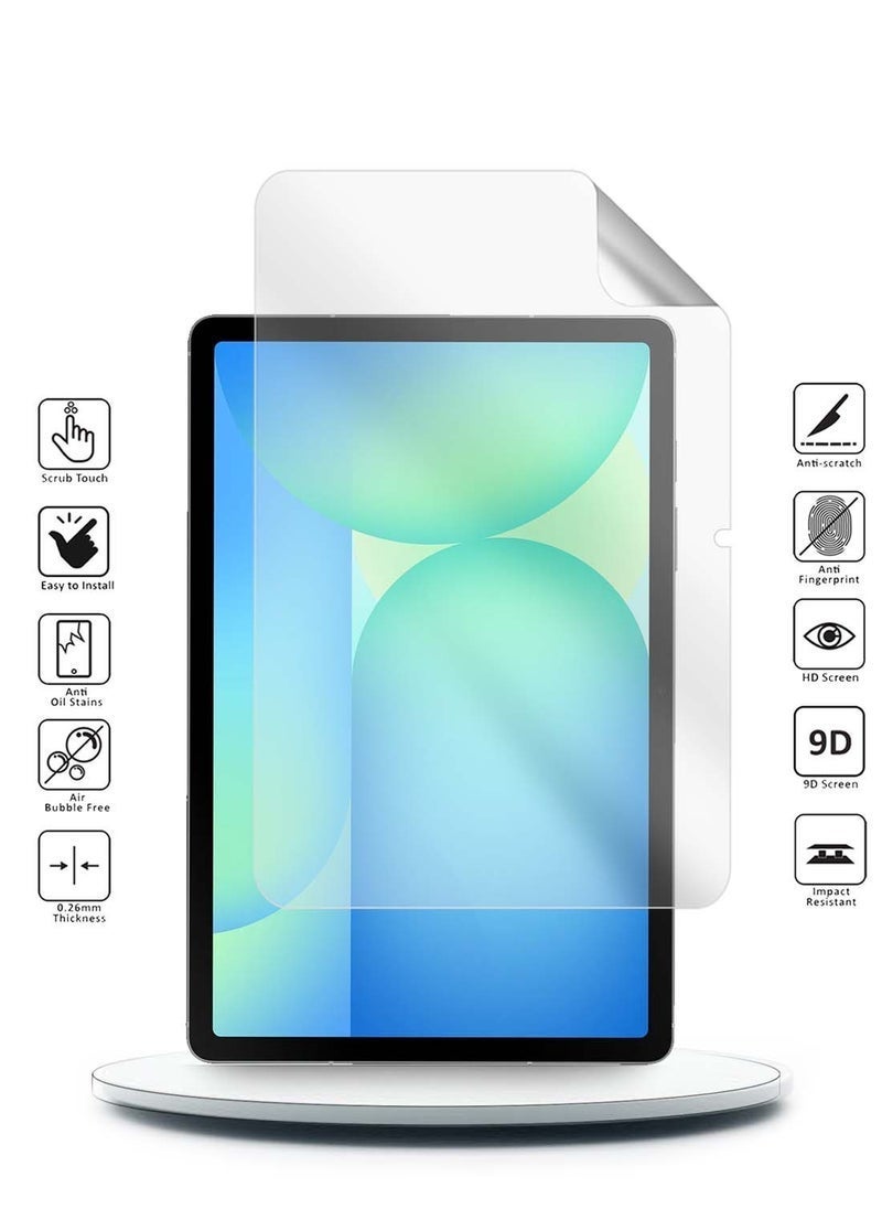 SHOPI Samsung Galaxy Tab S10 FE 10.9 5G 2025 Hydrogel Film Screen Protector – Premium Flexible, Thin, Full Coverage, Anti-Scratch, Bubble-Free, Easy Installation – Clear - Image 2