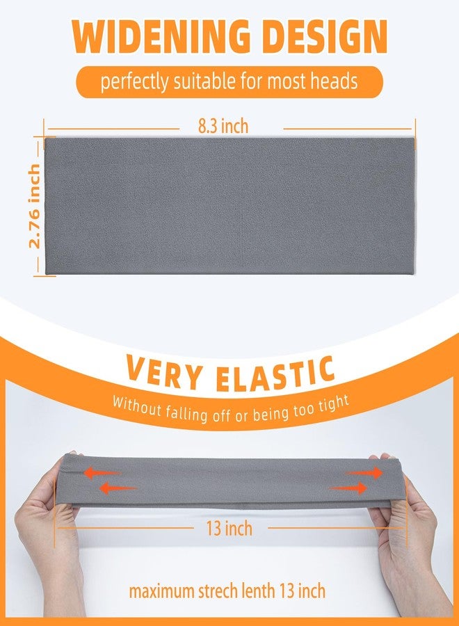 VANRUID Headbands for Women 14PCS, Non Slip Sports Headband Elastic Soft Running Fashion Headband Absorb Sweat Headbands for Men for Women for Working Out, Travel - Image 3