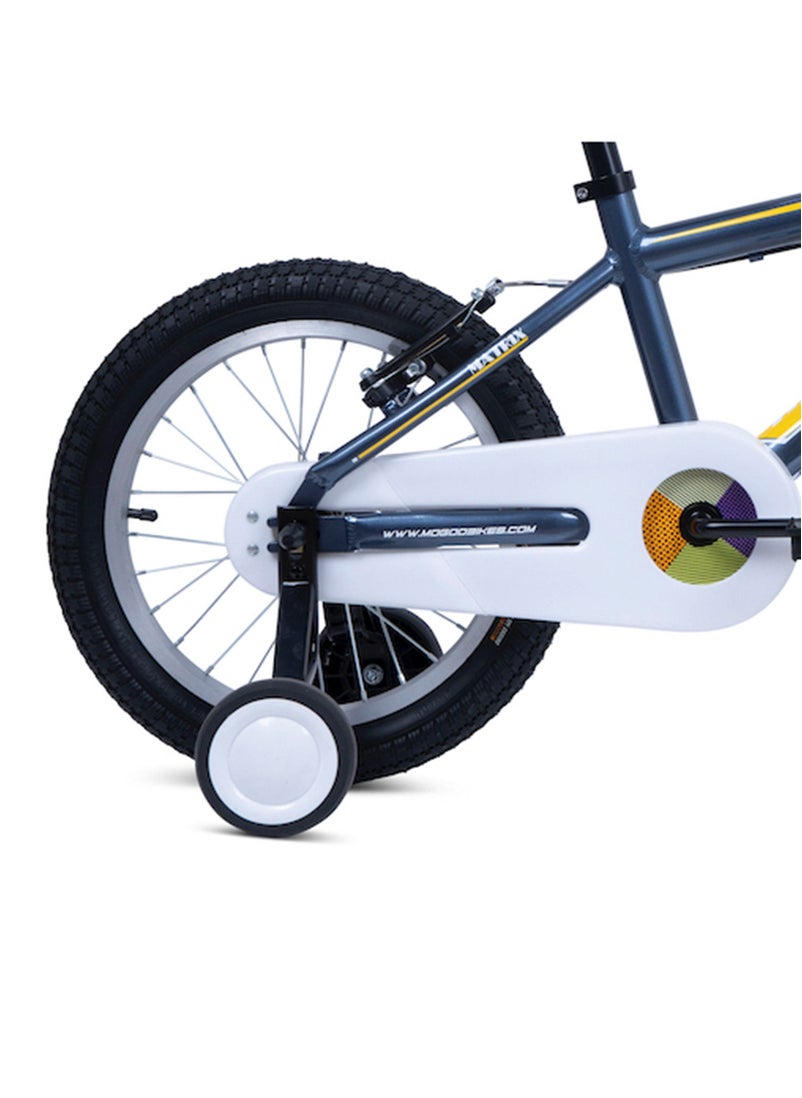 MOGOO - Matrix Alloy Kids Bikes 16 Inch - Grey - Image 1