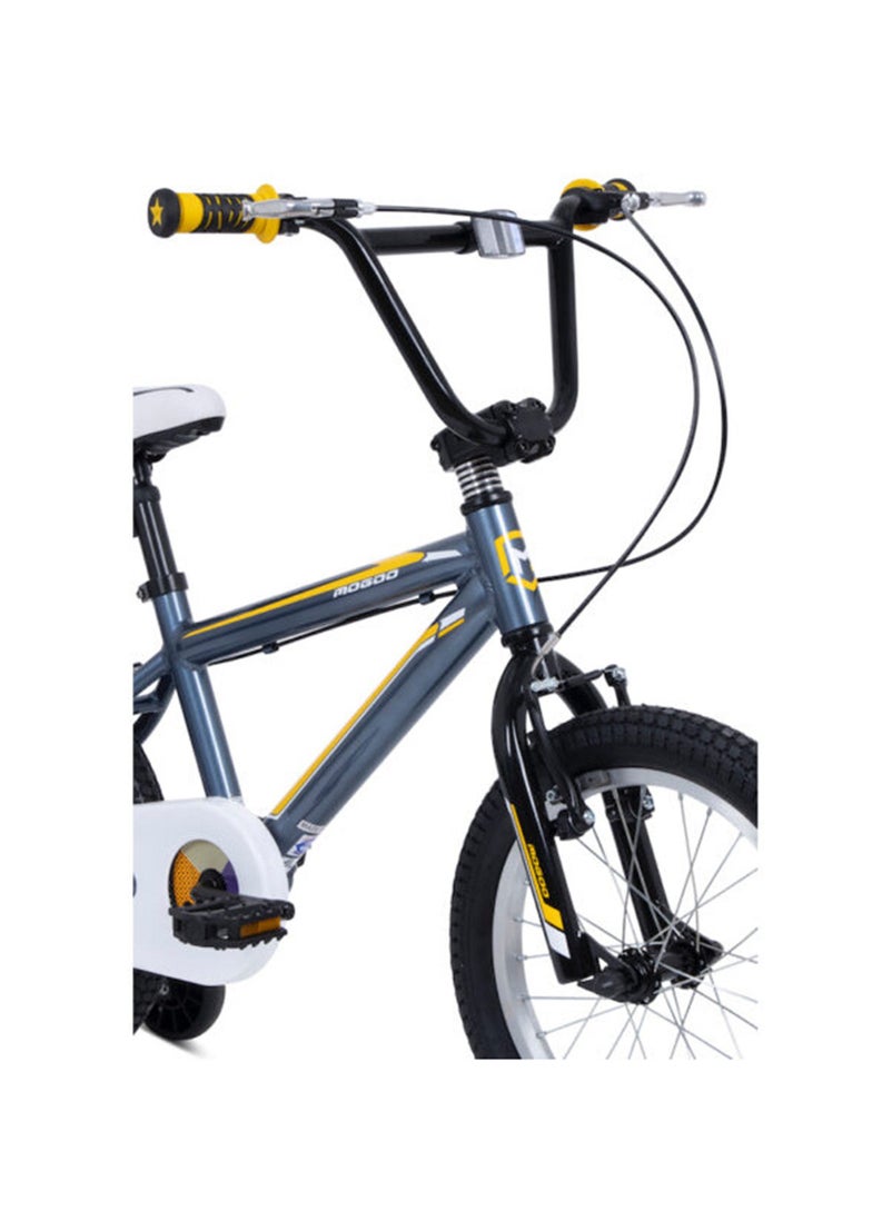 MOGOO - Matrix Alloy Kids Bikes 16 Inch - Grey - Image 1