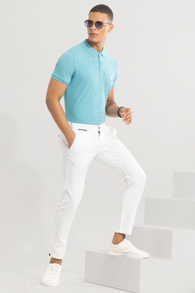 سنيتش بنطلون كتان أبيض ستيجيان - Image 3