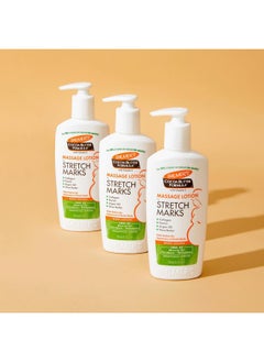 PALMER'S Palmer's Cocoa Butter Formula Massage Lotion For Stretch Marks, Pregnancy Skin Care, Belly Cream with Collagen, Elastin, Argan OIl and Shea Butter, 8.5 Ounces  - Image 4