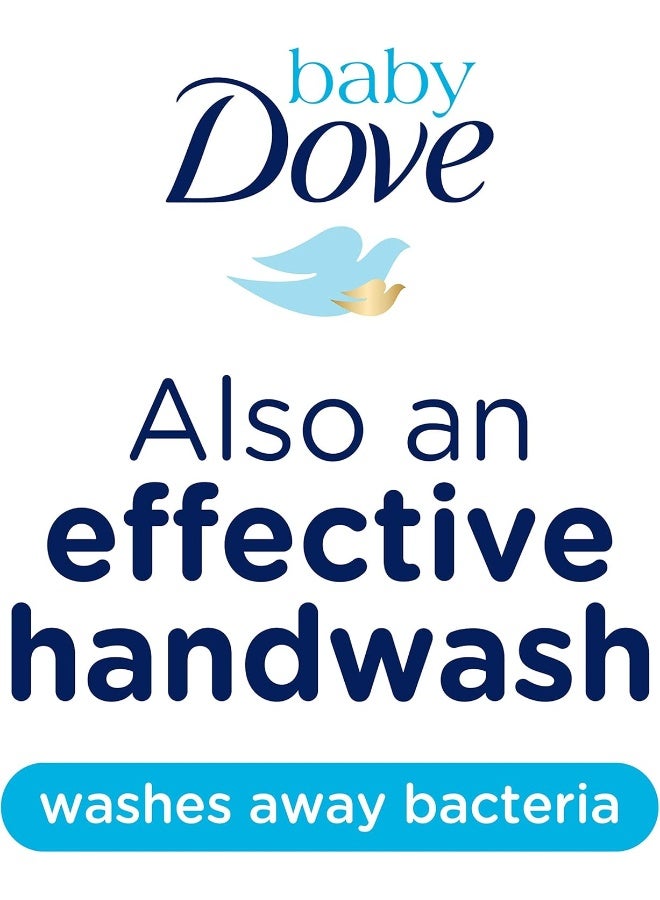 بيبي دوف Baby Wash and Shampoo Baby Bath Products for Baby's Delicate Skin Rich Moisture - Image 3