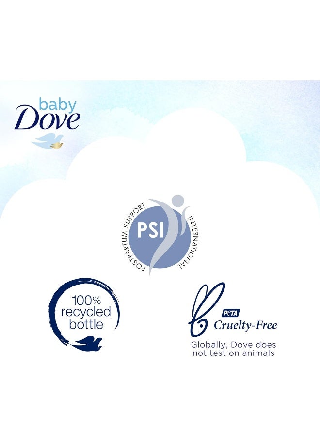 بيبي دوف Baby Wash and Shampoo Baby Bath Products for Baby's Delicate Skin Rich Moisture - Image 5