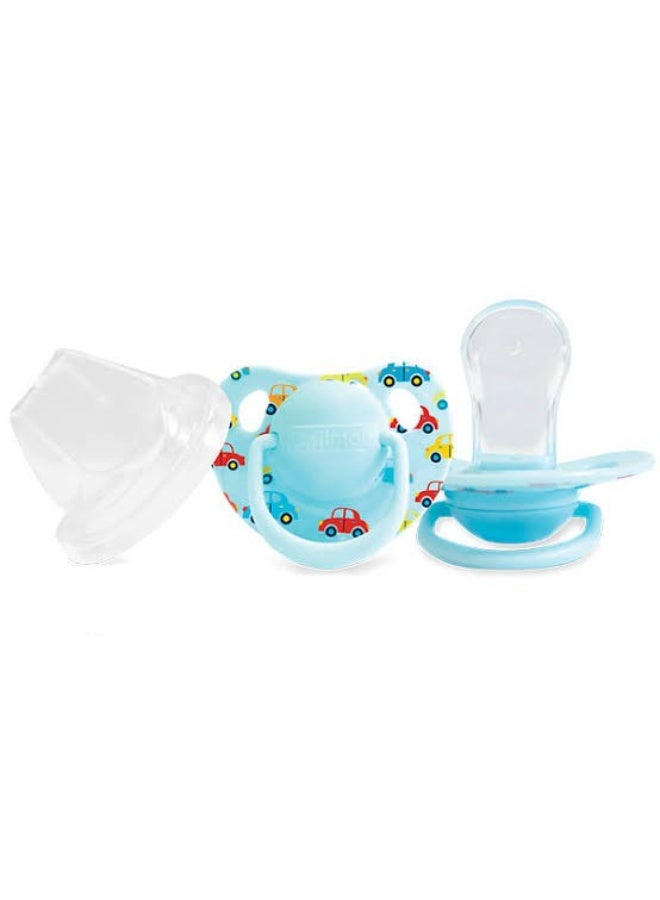 Optimal Orthodontic Silicone Pacifier 6M+, Assorted - Image 2