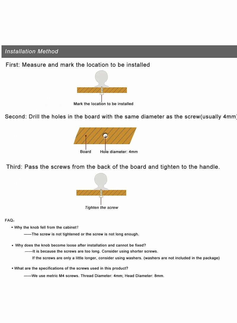 Rose Cabinet Knobs with Backplate, Vintage Kitchen Zinc Alloy Flower Drawer Pull Handles for Dresser Vanity Cupboard Wardrobe, Ivory White & Gold Edge, 6 Pack/European Style - Image 3