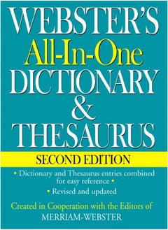 Webster's All-In-One Dictionary & Thesaurus, Secon - pzsku/Z69A44AAD89FAACA099BCZ/45/_/1721063394/af2efc96-8b84-4733-9b30-a603a2c21dbe