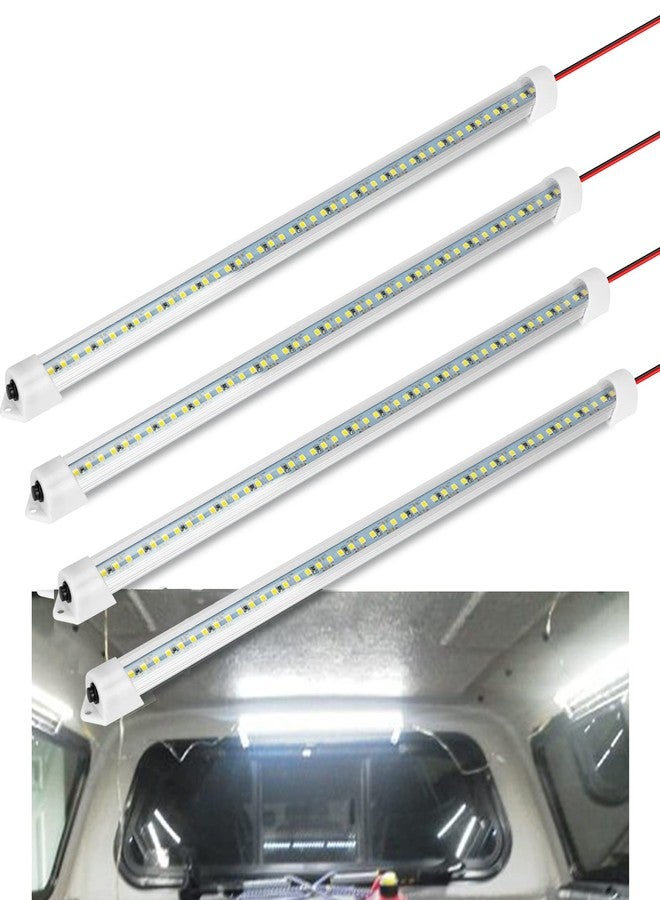 WELLUCK 12V Interior LED Light Bar, DC 12V LED Light Strip w/Switch for Car, Trailer, Truck Bed, Van, RV, Cargo, Boat, Cabinet, Slim Enclosed Trailer Lights Fixture, 12 Volt Led Lighting (700LM 6000K) - Image 1