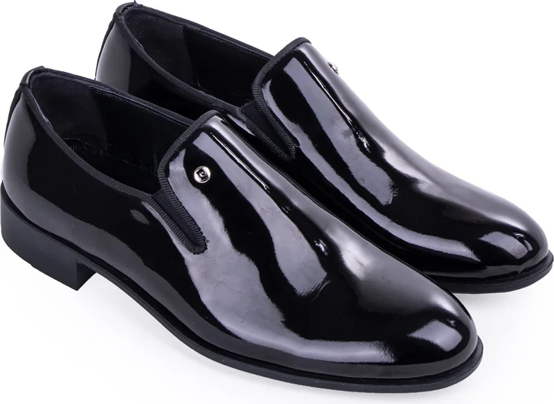 بيير كاردان Shoes Shiny Patent Leather Men's Shoes 7029