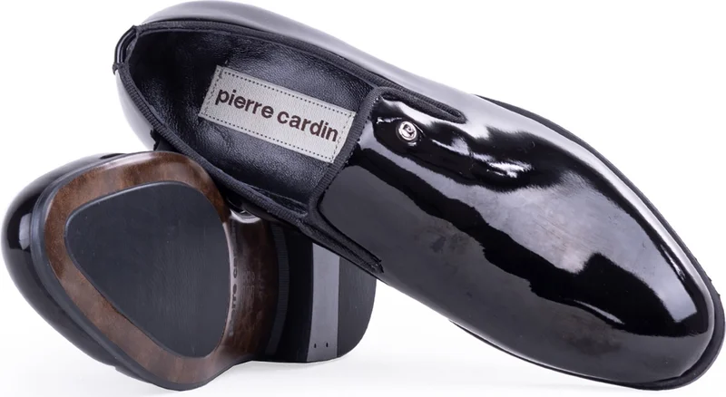 بيير كاردان Shoes Shiny Patent Leather Men's Shoes 7029
