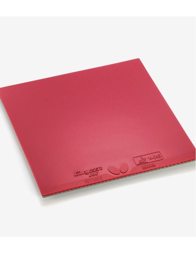 BUTTERFLY Glayzer 09C Table Tennis Rubber Inverted Professional Table Tennis Rubber Red (2.1mm)4906901220720 - Image 2