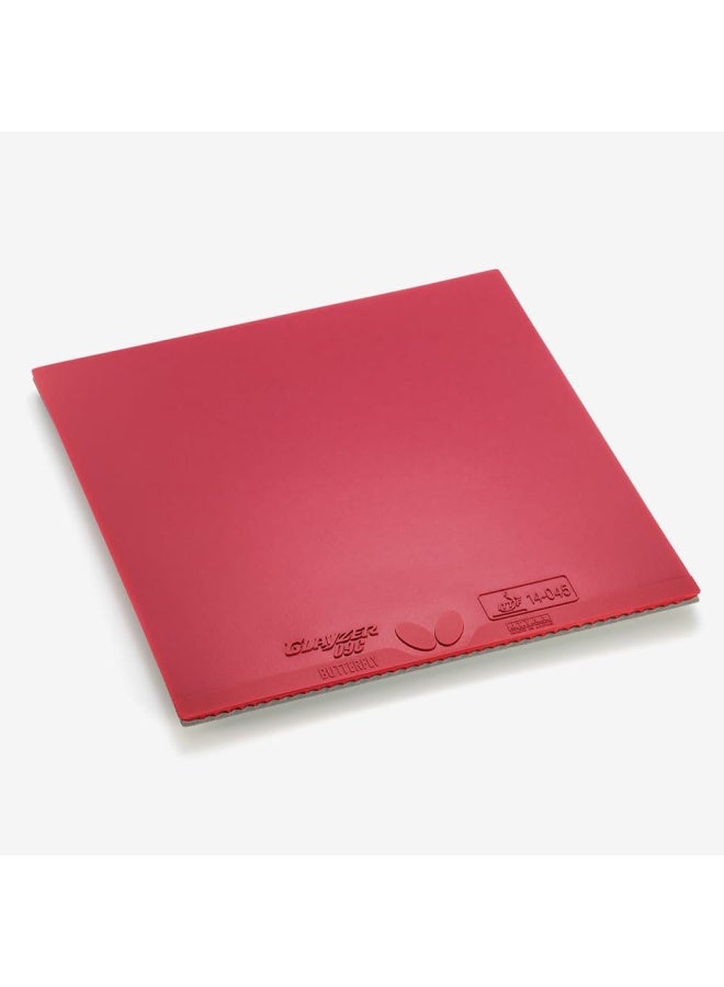 BUTTERFLY Butterfly-Glayzer 09C Table Tennis Rubber Red 2.1-1004610121-4906901220720 - Image 2