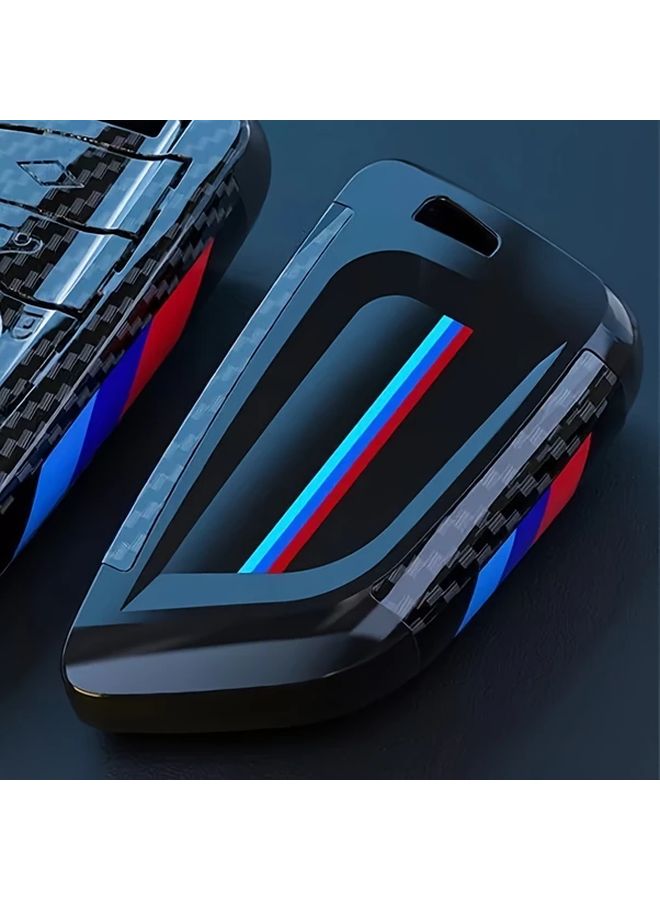 غطاء حماية من ألياف الكربون ABS لعلبة مفتاح السيارة من نوع F15 - Image 4