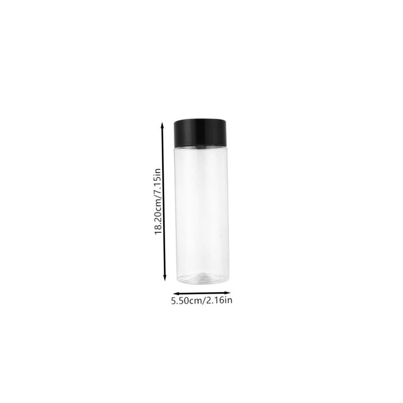 Reusable Plastic Juice Bottles 12Pcs Set Wide Mouth Portable Beverage Storage Containers - Image 3