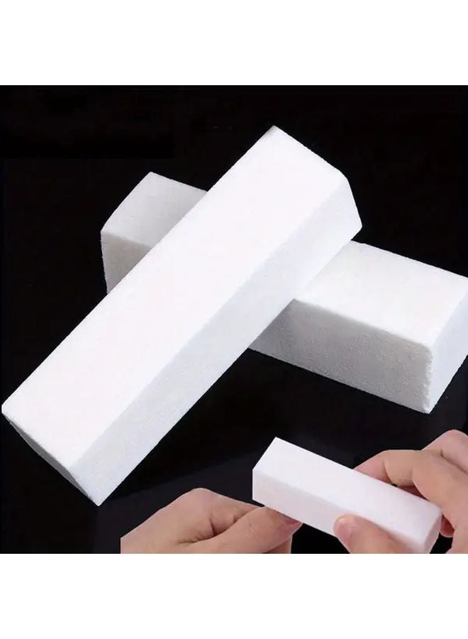 30 قطعة من كتل تلميع الأظافر البيضاء، أدوات احترافية لتقليم الأظافر والعناية بالقدمين - Image 3