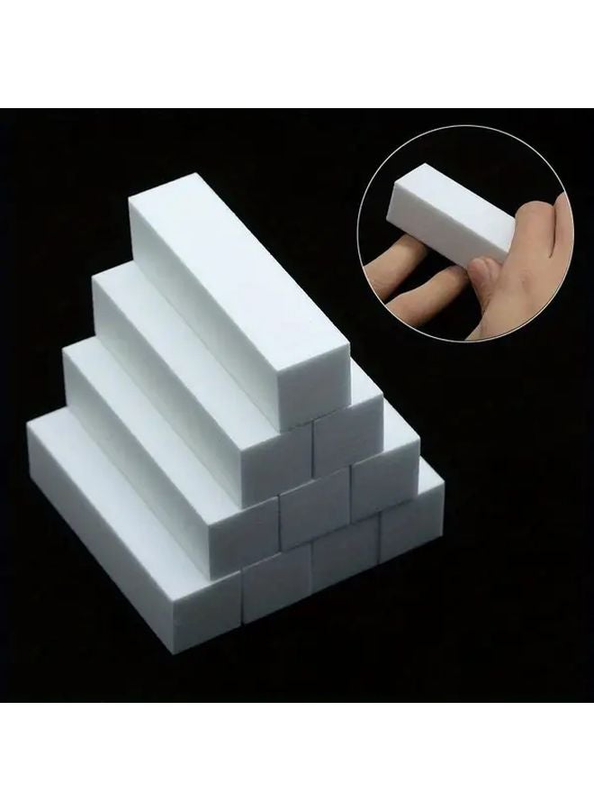 30 قطعة من كتل تلميع الأظافر البيضاء، أدوات احترافية لتقليم الأظافر والعناية بالقدمين - Image 2