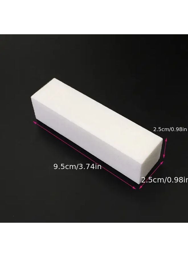 30 قطعة من كتل تلميع الأظافر البيضاء، أدوات احترافية لتقليم الأظافر والعناية بالقدمين - Image 5