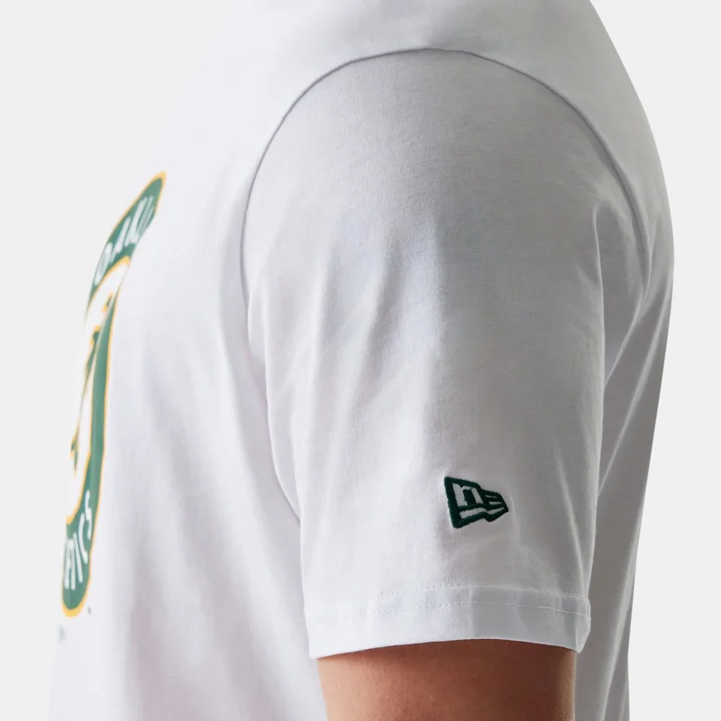 NEW ERA White Men's MLB Oakland Athletics T-Shirt for Men | Best Price UAE