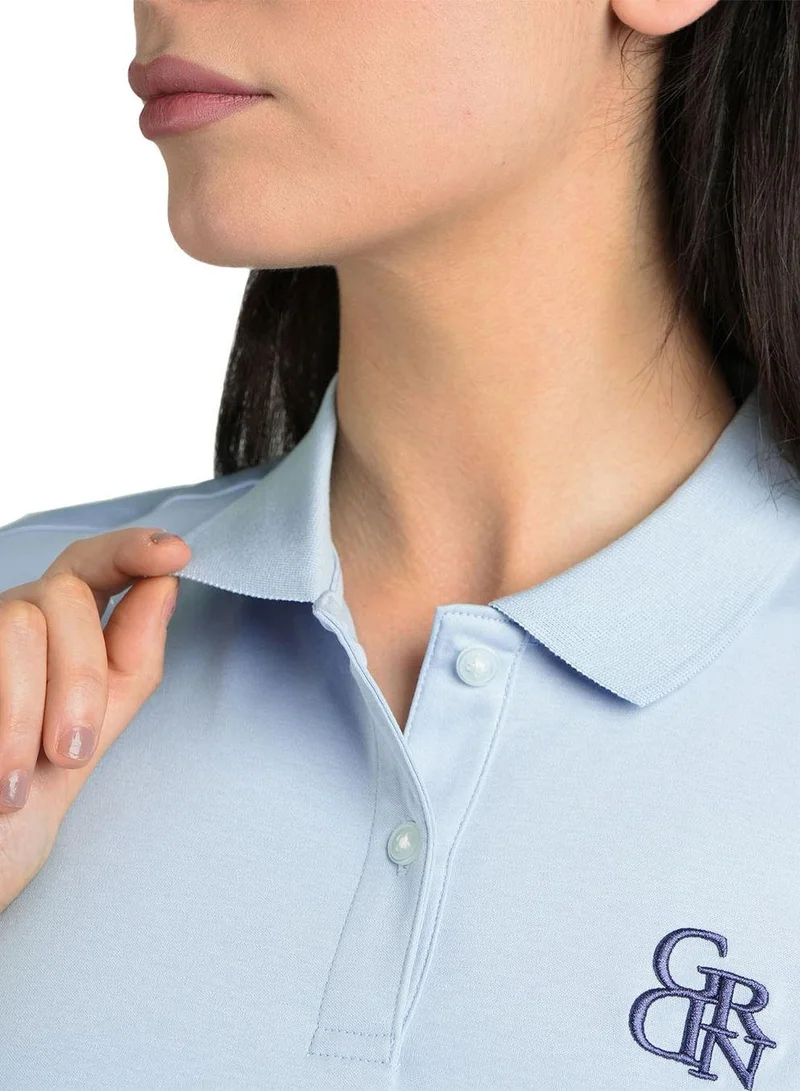 GIORDANO Women Cotton Interlock Liquid Touch Polo
