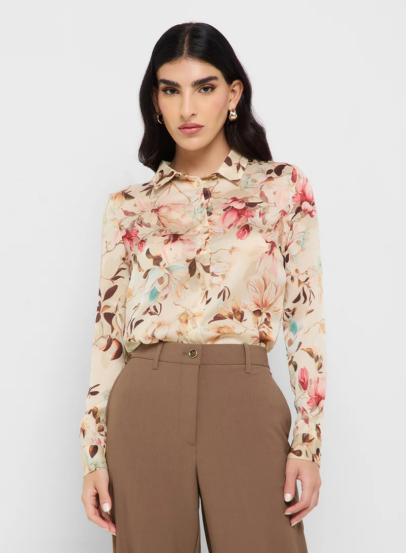 جس Long Sleeve Clouis Shirt