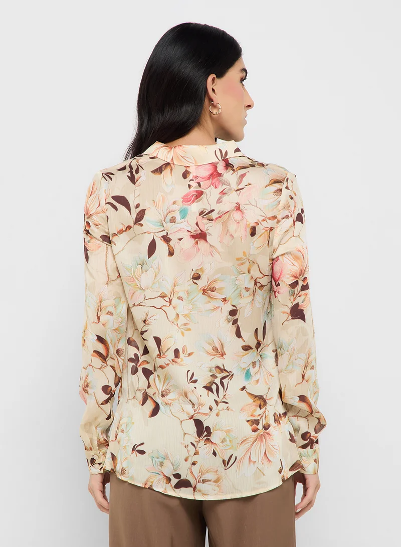 جس Long Sleeve Clouis Shirt