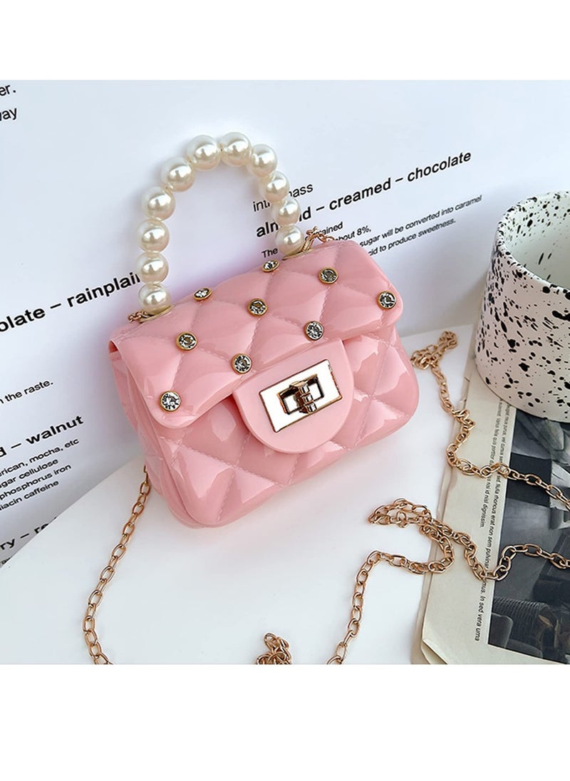 Excefore - 2 Pcs Mini Crossbody Purses, Little Girls Purses, Mini Shoulder Bag Crossbody Bag, Princess Bag, Perfect for Princesses - Image 1
