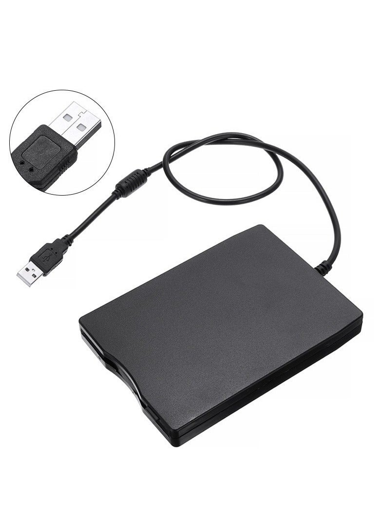 External USB Floppy Drive Portable 1.44MB FDD Plug and Play for Windows 2000/XP/Vista/7/8 Laptop  - Image 1