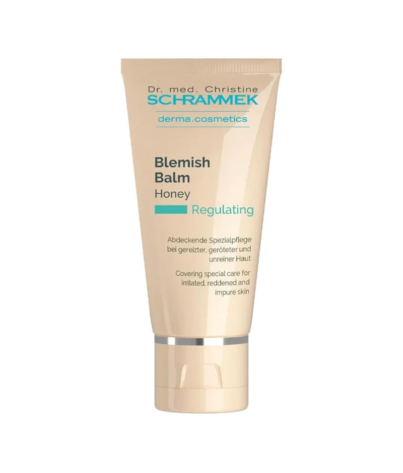 Schrammek Blemish Balm Honey 14 fl oz  Covering Care for Irritated Reddened  Impure Skin  BB Cream  Tinted Face Moisturizer  Skin Care  Dr