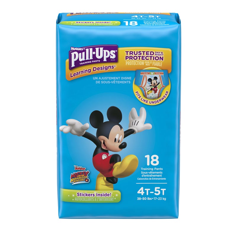 Pull-Ups Learning Designs Potty Training Pants for Boys, 4T-5T (38-50 lb.), 18 Ct. (Packaging May Vary) - Image 1