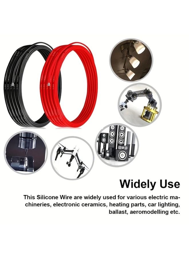 24AWG 50FT Red Black Tinned Copper Wire Flexible Automotive Cable - Image 5